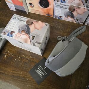 Sharper Image Silver and Gray Neck Massager